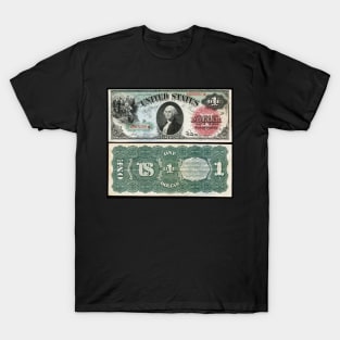 1869 $1 Dollar United States Note T-Shirt